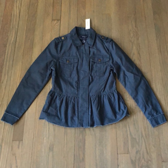 Francesca's Collections Jackets & Blazers - Francesca’s NWT Hailey peplum denim jacket🍂❤️🔥